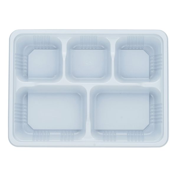 Disposable - 【800枚】弁当容器 タカギ産業 TSR-70-55-5 白 本体 00323568