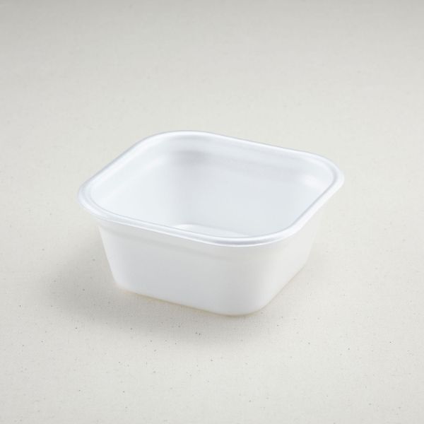 【800枚】青葉紙業 角丼容器 どん重 小(本体)白 00429157