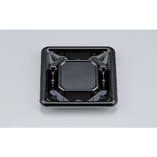 【1600枚】シーピー化成 刺身・鮮魚容器 SF冴盛11-11 黒本体 00476035