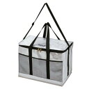 【10個】保冷バッグ パール金属 デリス シルバーソフトクーラーバッグ 35L 00651366 プロステ(4)
