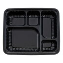 【900枚】弁当容器 タカギ産業 TSR-60(2) 黒 本体 00689742