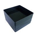 【20枚】オードブル容器 飛鳥(尺2)60本体 黒 ニシキ 00691950