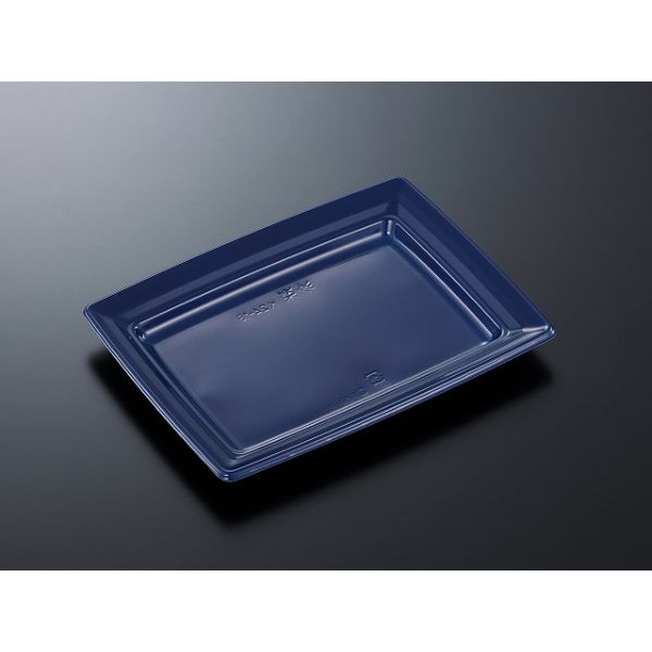 【400枚】中央化学 惣菜容器 CT沙楽 K24-18 紺-BK 身1 00731739