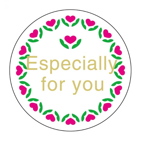 【200枚】ヒカリ紙工 シール SMラベル2H-72(Especialy For You) 00733808 プロステ