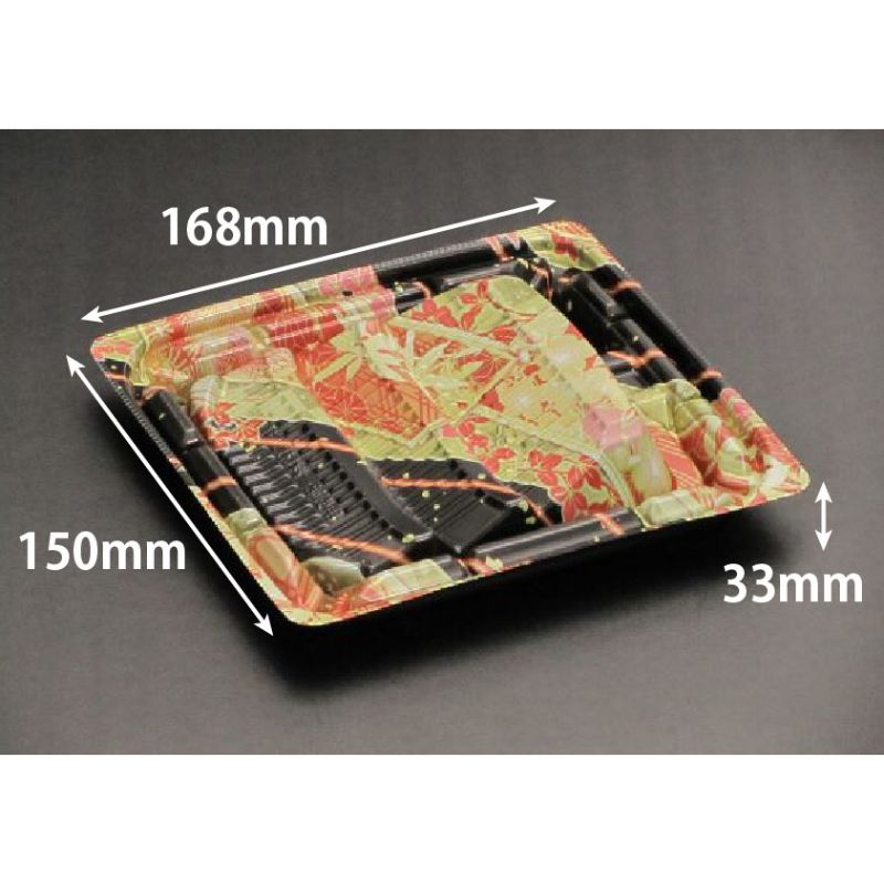 Rakuten - 【800枚】リスパック お惣菜容器 バイオデリカ 優枠 揚 15-17 B K-きらび赤 00732958