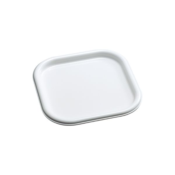 【60個】台和 お盆 ダイヤ 角カスター台 ホワイト 00735038 プロステ