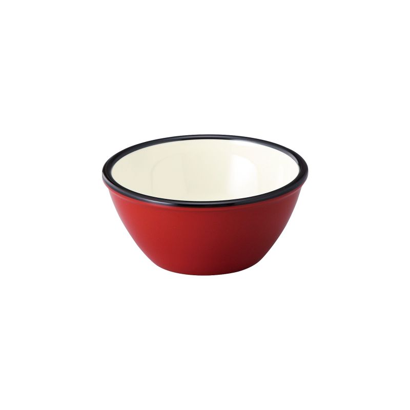 【10枚】台和 食器・皿 Torico 9cmボール クリムゾンレッド 00739932 プロステ