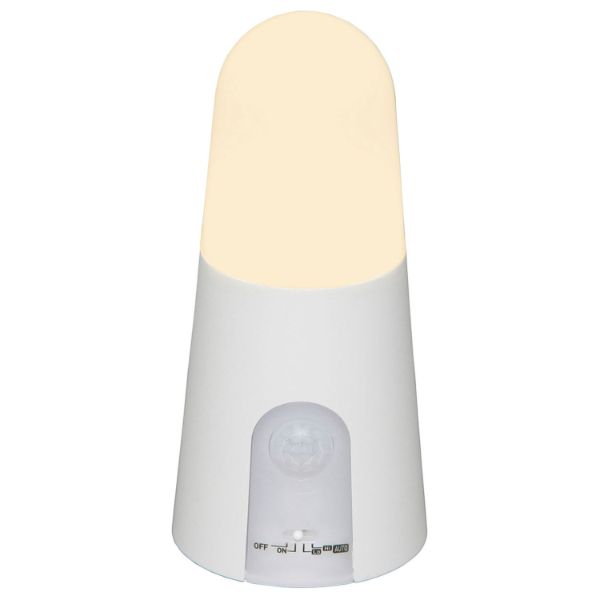 【24個】アイリスオーヤマ 防災・防犯用品 IRIS 乾電池式LED屋内センサーライト ホワイト スタンドタイ..