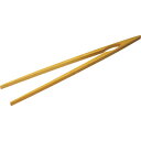 【1個】カンダ 調理道具 炭化竹箸トング 00490839 プロステ