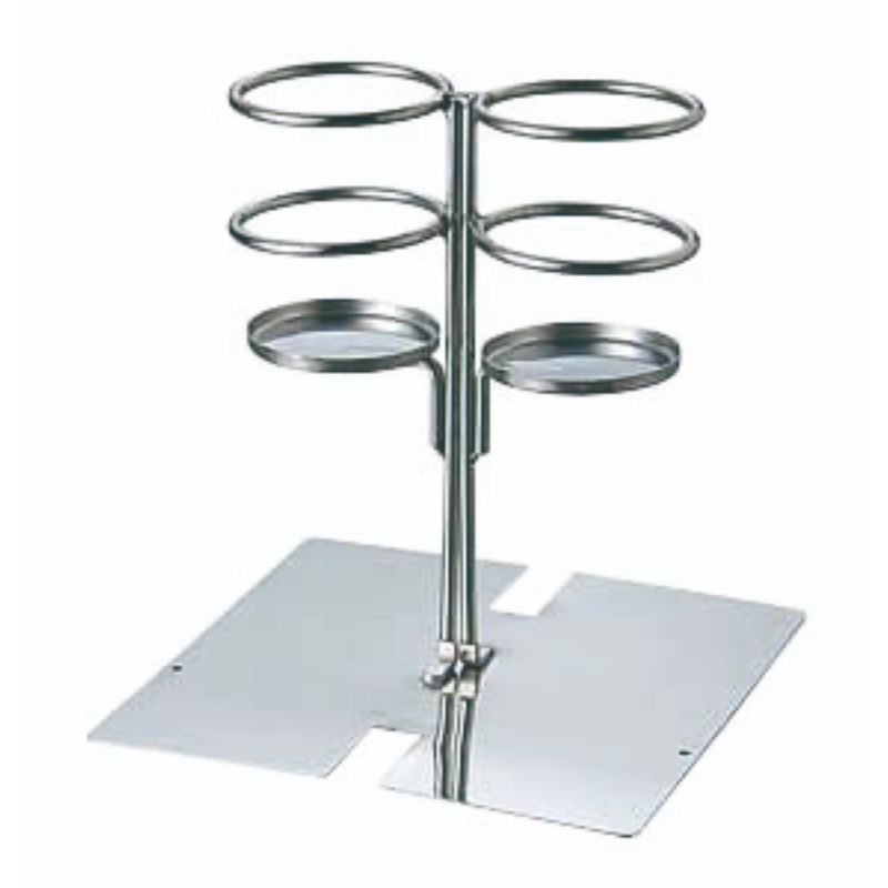 【1個】カンダ 調理道具 18-8 IKD抗菌 スーパートング箸ホルダー ダブル 00491270 プロステ