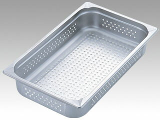 【1個】KINGOステンレス穴明ホテルパン2／1×65 00276941 プロステ