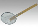 【1個】18-8竹柄そば揚 横柄21cm 00281054 プロステ