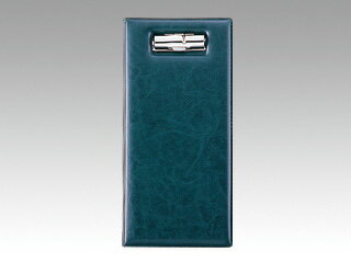 【1個】えいむ レザータッチ伝票ホルダー BH102緑 00391140 プロステ
