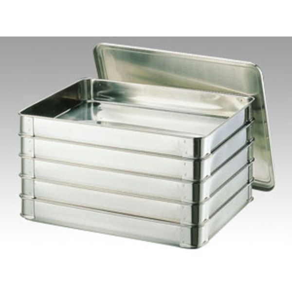 楽天市場】18−8 システムバット （餃子バット） 小50 蓋の通販