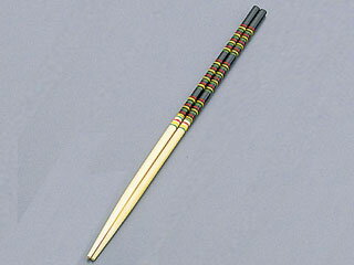 【1個】竹製 歌舞伎菜箸 黒36cm 0061036