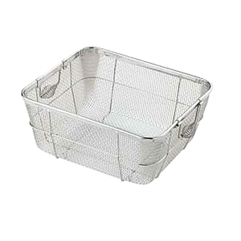 【1個】カンダ 調理器具 18-8クリーンバスケット A 浅型 中 00472499 プロステ