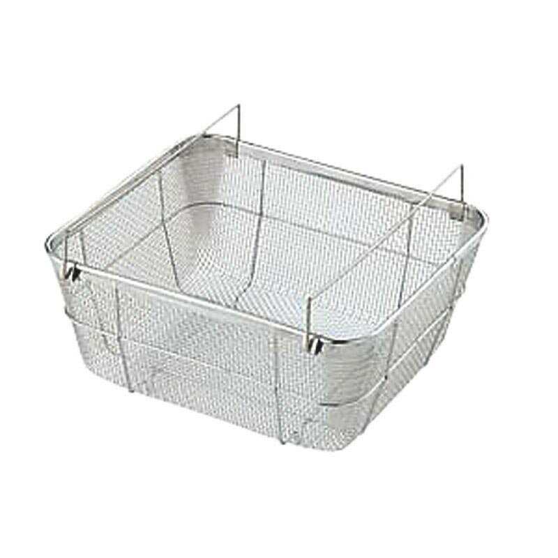 【1個】カンダ 調理器具 18-8クリーンバスケット B 浅型 大 00472532 プロステ