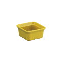【1枚】カンダ メラミン食器 パズルコバチ イチコバチ CH-610 カラシ(KR) 00478966 プロステ