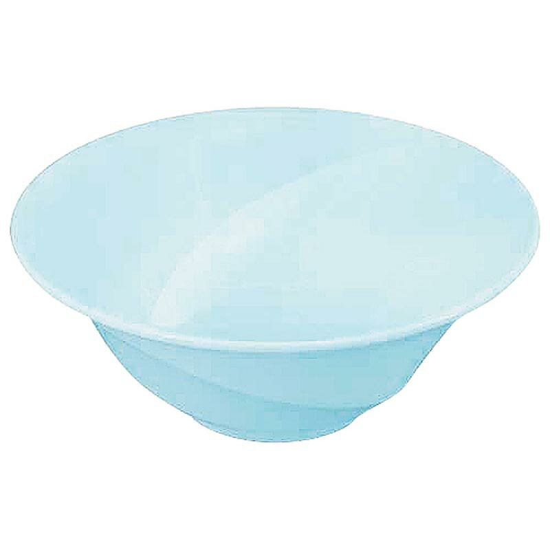 【1枚】カンダ メラミン食器 スパイラルボール 空色 20cm 1260cc BY-960-SK 00479074 プロステ