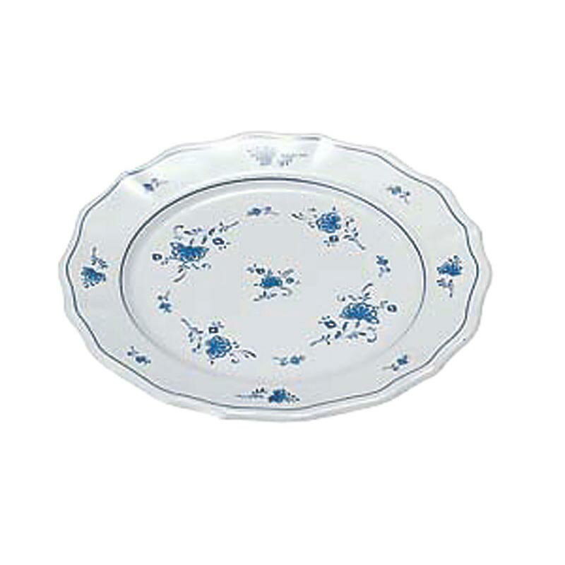 【1枚】カンダ メラミン食器 ビューティフラワー BF-2 平皿19cm 00479144 プロステ