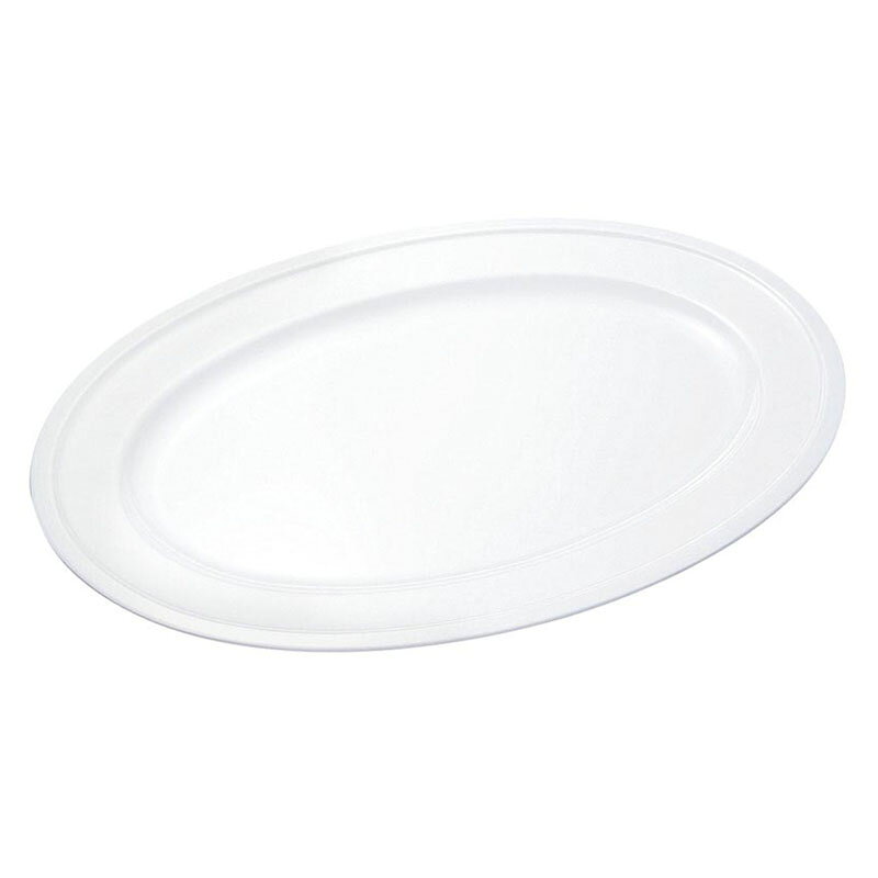 Measuring Cups - 【1枚】カンダ メラミン食器 PW-12 小判皿22吋 白無地 00479173 プロステ