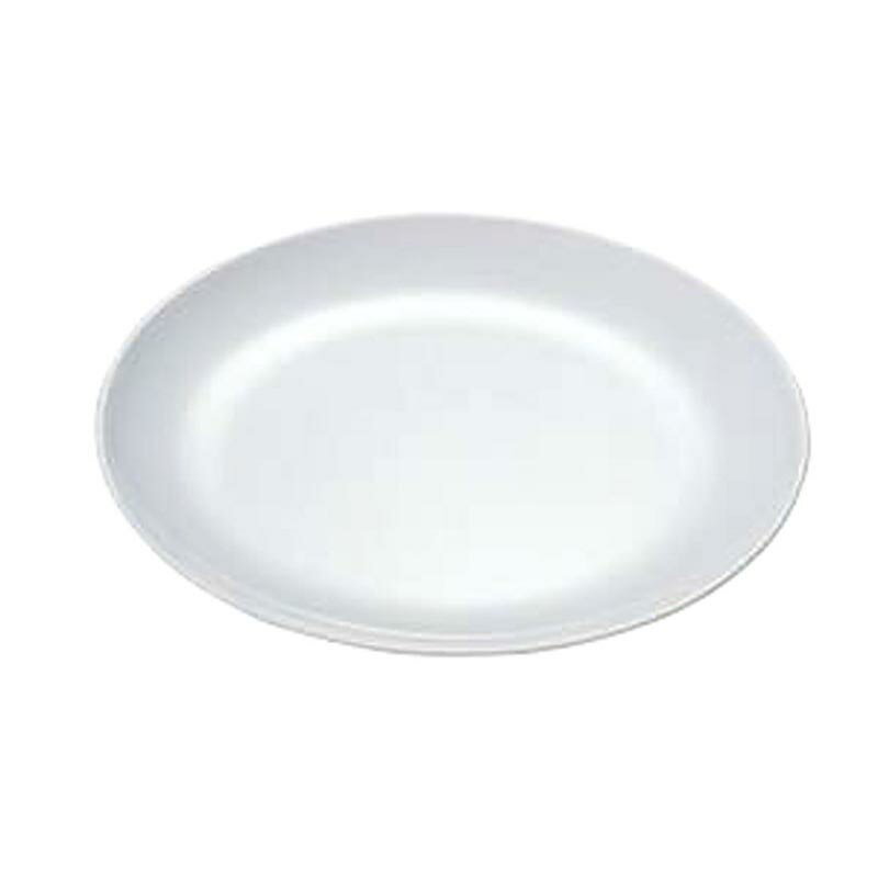 Rakuten - 【1枚】カンダ メラミン食器 No.29W 平皿メタ型 10吋 250 (白) 00479205 プロステ