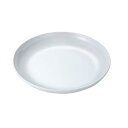 【1枚】カンダ メラミン食器 No.44BW 給食用パン皿 (白) 00479235 プロステ