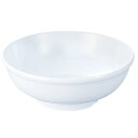 【1枚】カンダ メラミン食器 CS-16W 胴張り丼(小) 白 00479248 プロステ