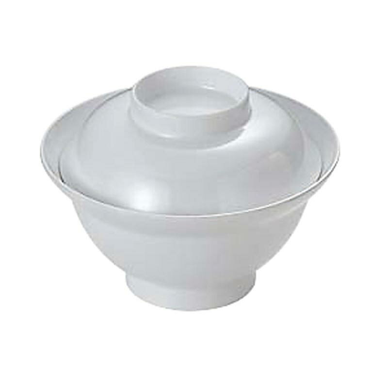 【1枚】カンダ メラミン食器 No.60AW 丼(大) 身 (白) 00479252 プロステ