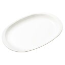 【1枚】カンダ キッチン用品 No.1707W ポリプロ小判皿 (ホワイト) 00479299 プロステ