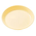【1枚】カンダ キッチン用品 No.1722K ポリプロ 丸皿18cm (クリーム) 00479328 プロステ