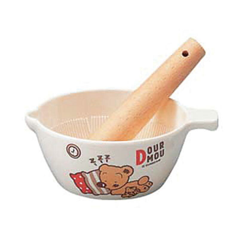 【1枚】カンダ メラミン食器 デュールムー 乳鉢(乳棒付) MC-18-DM 00479646 プロステ