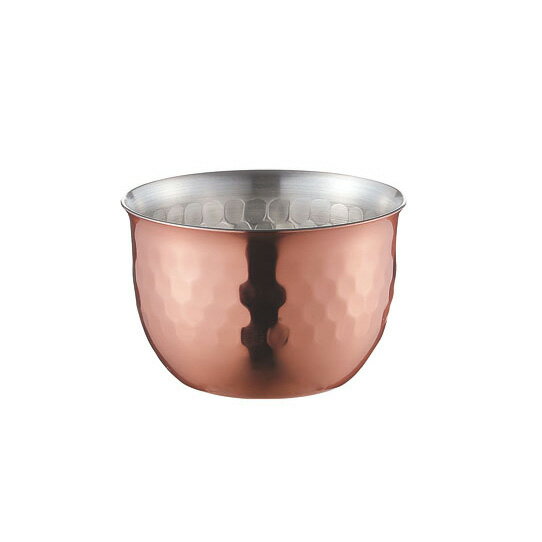 【1個】カンダ グラス・食器 華ぐいのみ 90ml 銅ミラー槌目 00479753 プロステ