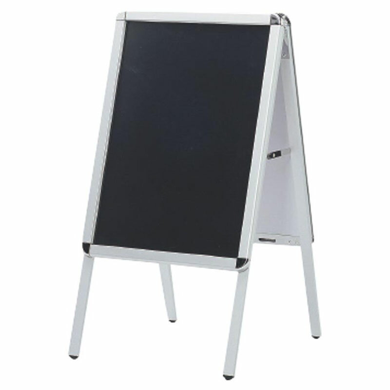 【1個】店舗備品 えいむ ブラックボード＆ポスタースタンド PAS-A2 00480209 プロステ