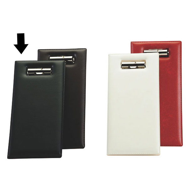 【1個】店舗備品 えいむレザータッチ伝票ホルダー BH-411 ブラック 00481174 プロステ