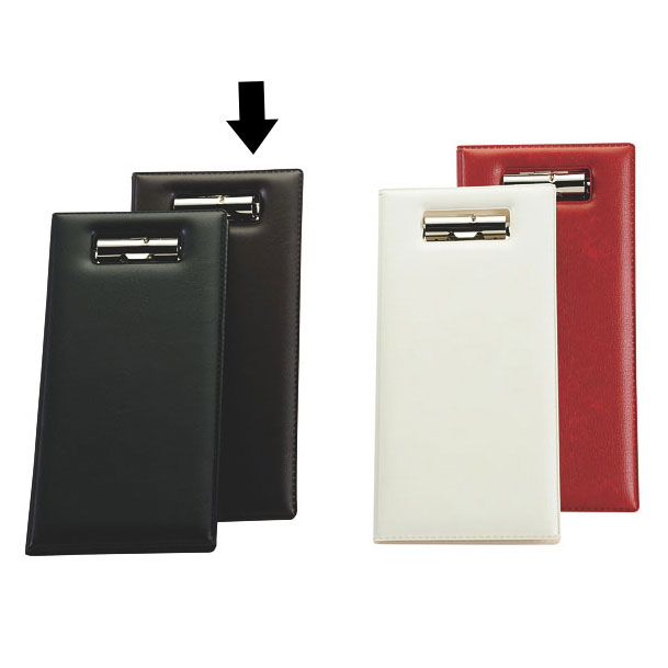 【1個】店舗備品 えいむレザータッチ伝票ホルダー BH-411 ブラウン 00481176 プロステ