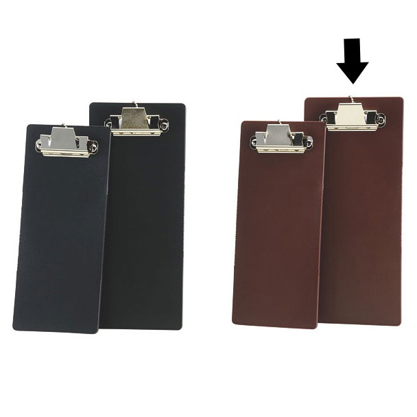 【1個】店舗備品 えいむ成型ボードバインダー BH-55(大) ブラウン 00481227 プロステ
