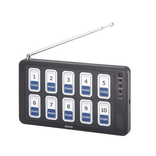 【1個】店舗備品 エコチャイム EC-110 受信機(10画面) 00481651 プロステ