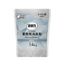 【6個】エステーPRO 消臭剤 消臭力 業務用 クラッシュゲルタイプ トイレ用 つめかえ 1.4kg 無香料 00699322 プロステ(3)