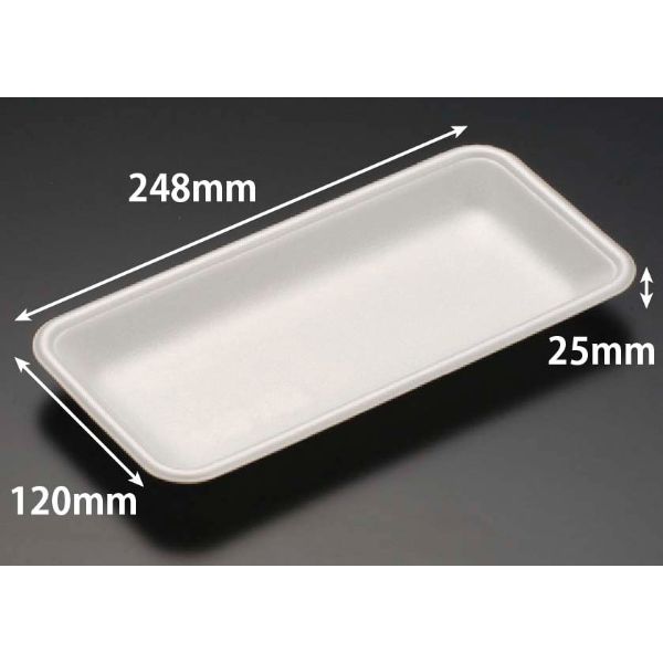 【1500枚】発泡トレー リスパック J-25-12T(S) 白 00225525