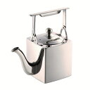 【1個】カンダ 調理用品 燕舞 18-8角型シノアポット 茶漉網・氷用中子付 00257626 プロステ