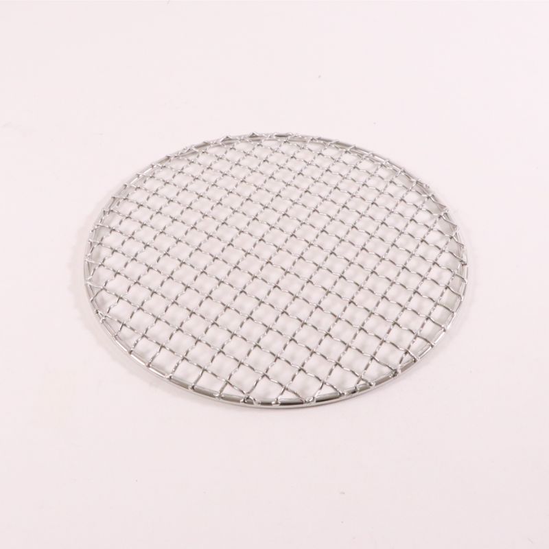 【1個】カンダ 調理用品 18-8太線丸焼アミ 24cm 00494209 プロステ