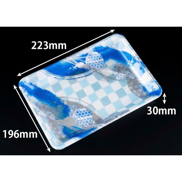 【900枚】発泡トレー リスパック J-28-20F めい青 00665581