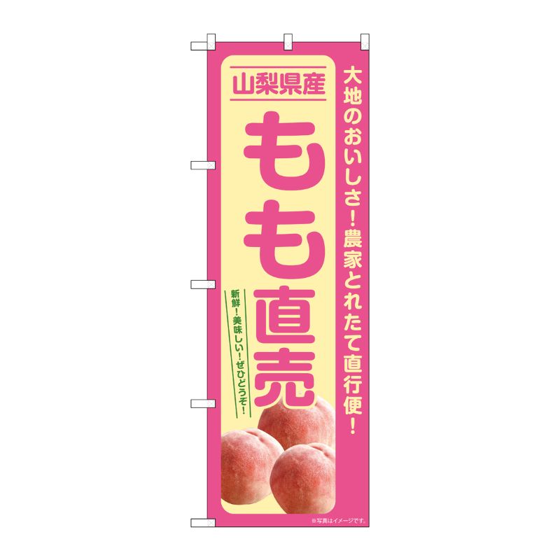 【1枚】P・O・Pプロダクツ [G] のぼり もも直売 山梨県産 SNB-7208 00728867 プロステ(3.0)