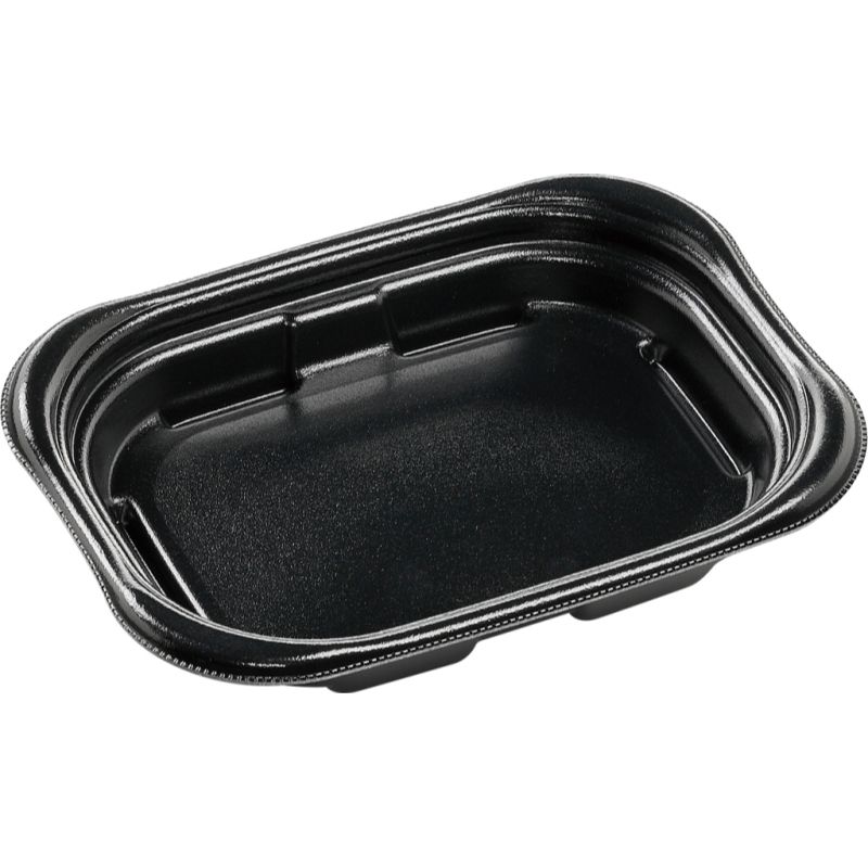 【600枚】惣菜容器 エフピコ MFP優デリ22-13(35) 黒W 00731538 プロステ