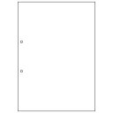 【4冊】プリンター用紙 ヒサゴ マルチプリンタ帳票(エコノミープライス) A4 白紙 2穴 2500入 BPE2001 00732268 プロステ
