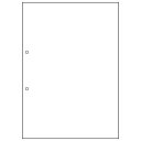 【1冊】プリンター用紙 ヒサゴ FSC(R)認証 マルチプリンタ帳票 A4白紙2穴 100入 FSC2001 00732274 プロステ