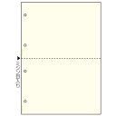 【1冊】プリンター用紙 ヒサゴ マルチプリンタ帳票 A4 イエロー2面4穴 100入 BP2017 00732296 プロステ