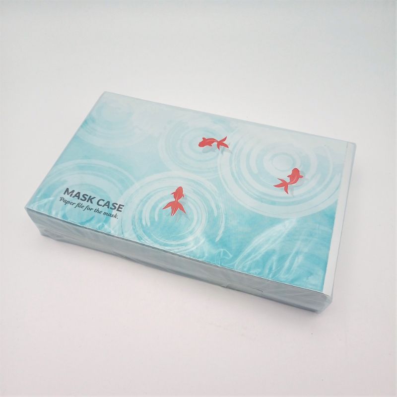 【2000枚】マスクケース 九州紙工 マスクケース夏金魚 00735342 プロステ