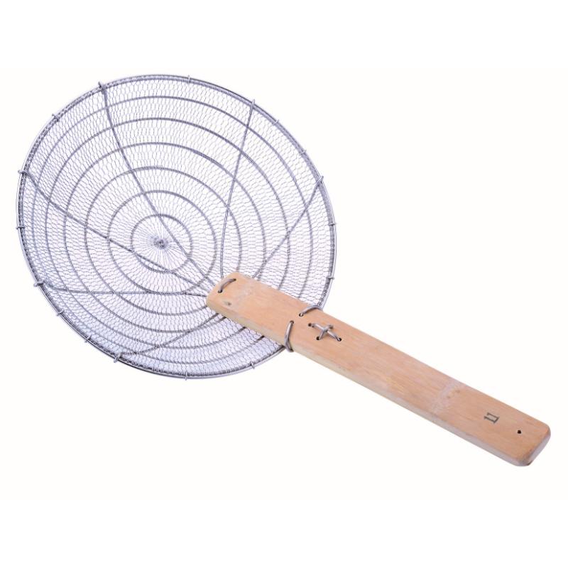 【1個】揚げ物用品 HG ST油こしソバ揚 23cm 短柄 カンダ 00261165 プロステ